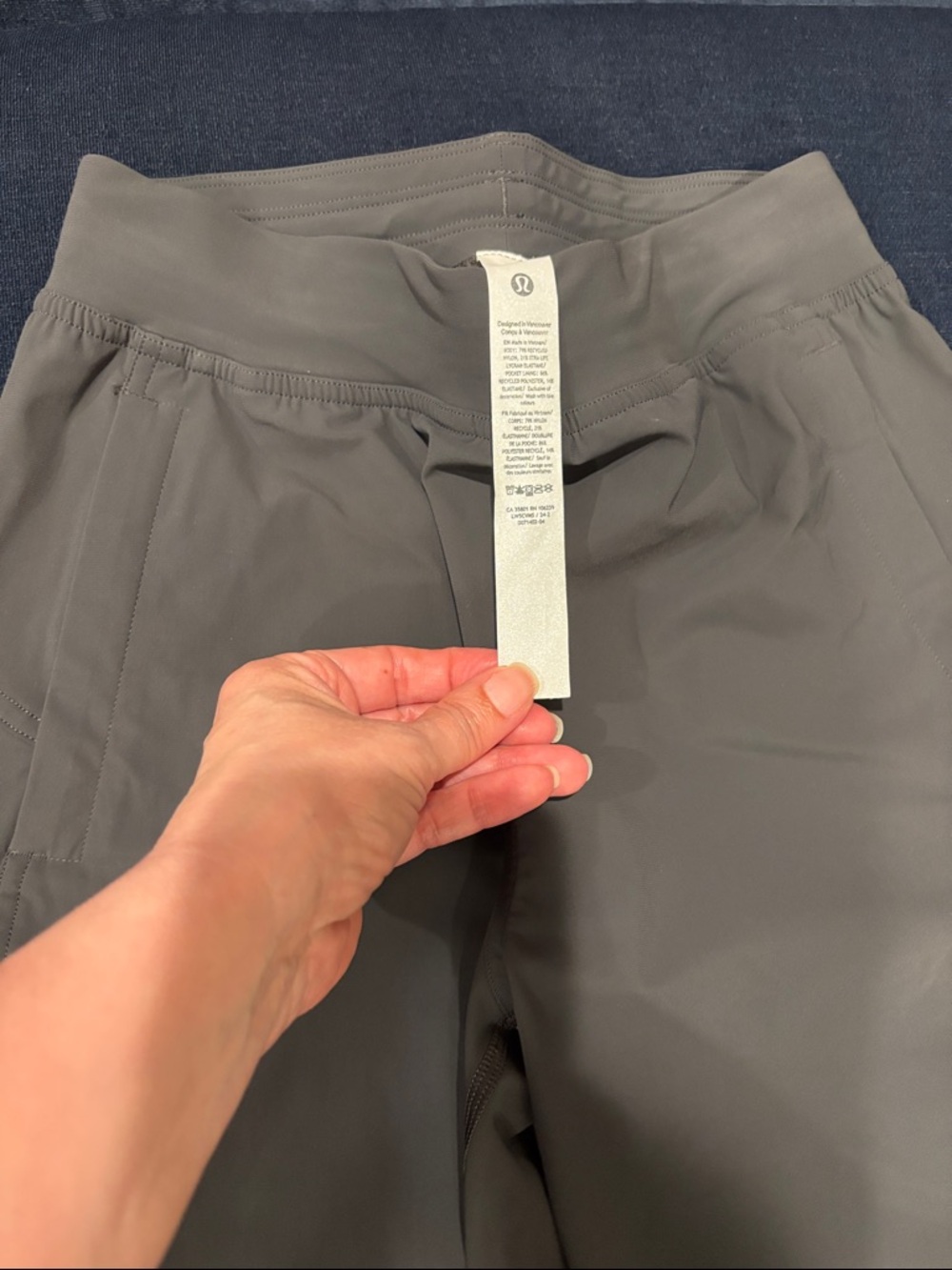 Lululemon Gray High-Rise Athletic Pants